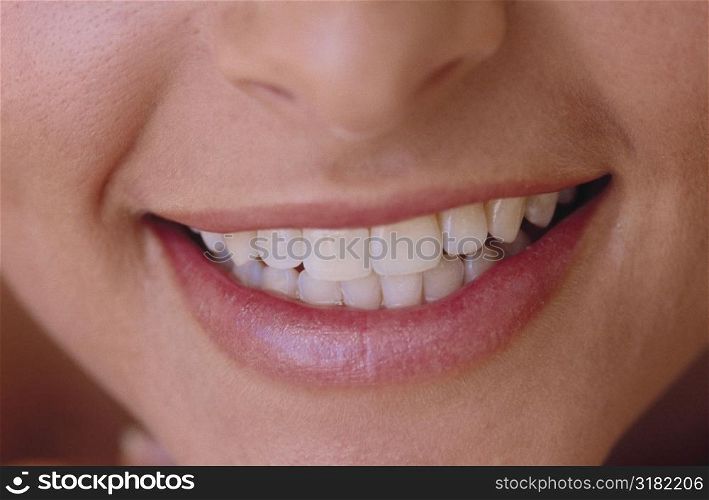 Close-up of woman&acute;s mouth