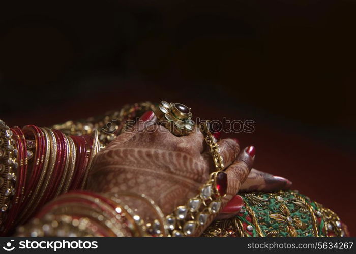 Close-up of woman&rsquo;s hand