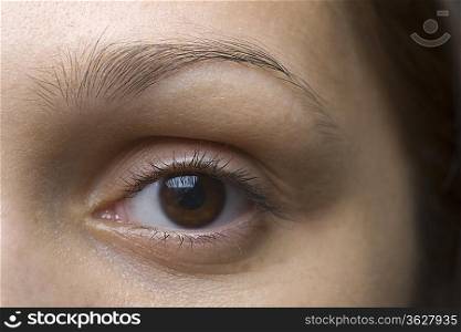Close-up of young woman&acute;s eye