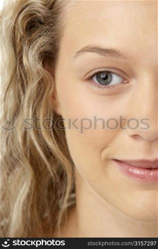 Close-Up Of Young Woman Smiling