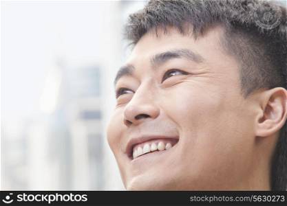 Close Up on Man Smiling, Beijing