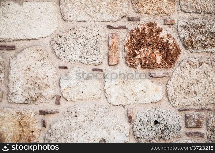 close-up photo of beautiful ancient stone wall