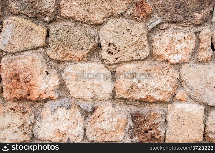 close-up photo of beautiful ancient stone wall