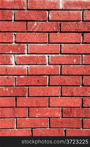 close-up photo of red Brick wall background