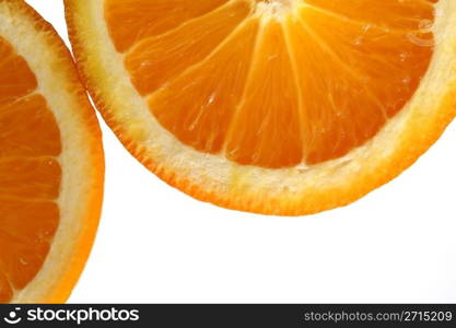 close up picture of an orange slice