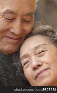 Close- up portrait of senior couple, Beijing
