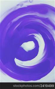close up purple smudges whirlpool abstract design