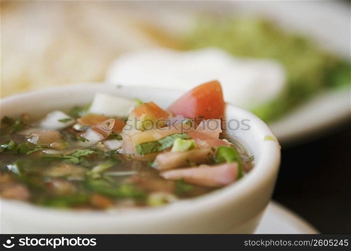 Close-up salsa