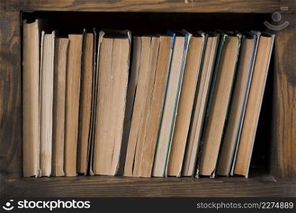 close up selection literature books bookshelf