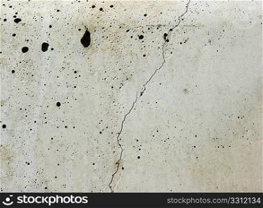 Close up shot of a cracked concrete texture