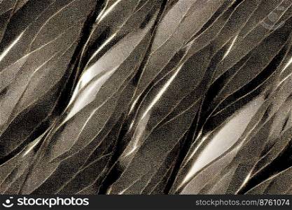 Close up shot of clear metallic background 3d illustrated