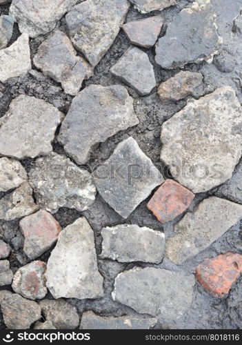 close up shot of stone road