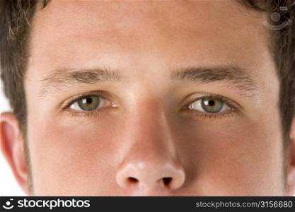 Close Up Teenage Boy&acute;s Eyes