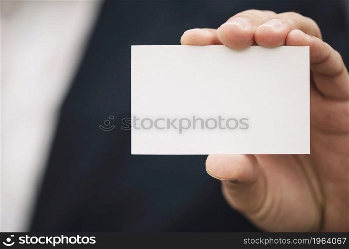 close up visiting card hand. High resolution photo. close up visiting card hand. High quality photo