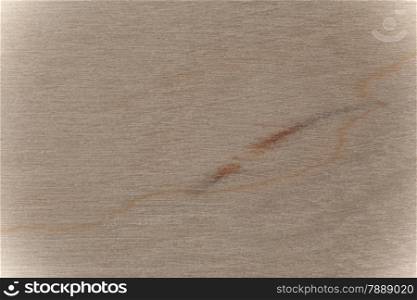 Close up wooden texture, wood plank brown background light vignette