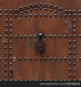 Closed door, Marrakesh, Morocco