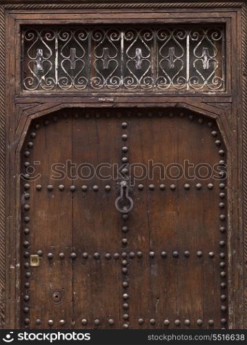 Closed door, Marrakesh, Morocco