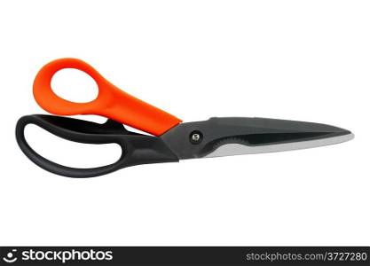 closed scissors isolated on white background with clipping path . (with clipping work path). closed scissors