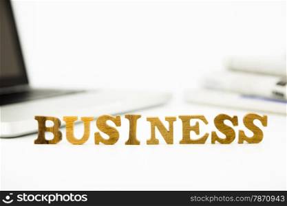 closeup business wording, information, organization and company concept and idea