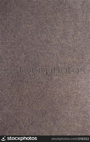 Closeup dark brown suede soft leather as texture background