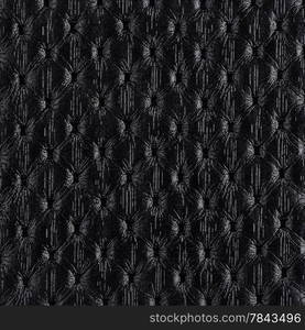 Closeup detail of background made of a black fabric texture