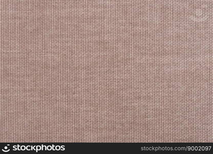 Closeup detail of beige fabric texture background.