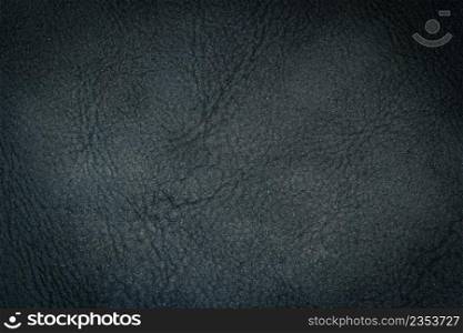 Closeup detail of dark leather texture background.