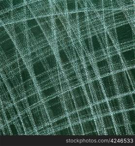 Closeup detail of green leather texture background.