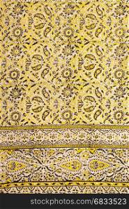Closeup detail of Persian carpets, Iranian carpets and rug.