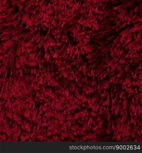 Closeup detail of red carpet texture background.