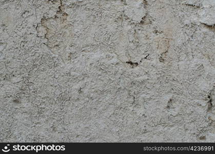 Closeup detail of white stucco wall.