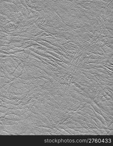 Closeup fragment gray leather texture. Hi res