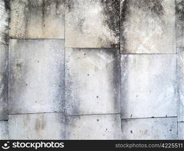 Closeup fragment of stucco wall of a building