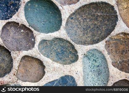 closeup group of stone texture for background