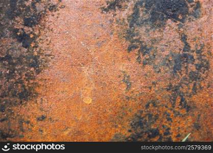 Closeup image of a rusty surface. Textured surface