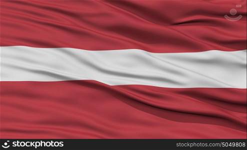 Closeup Latvia Flag. Closeup Latvia Flag, Waving in the Wind, High Resolution
