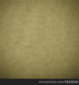 Closeup macro of brown fabric textile material as texture pattern background or backdrop. Square format