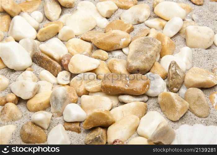 closeup of a pile of pebbles. pile of pebbles