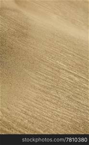 Closeup of a sand dune. Shallow depth-of-field.
