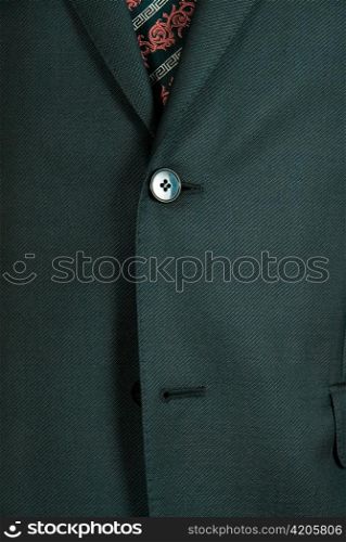 closeup of businessman suit with tie