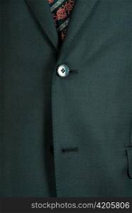 closeup of businessman suit with tie