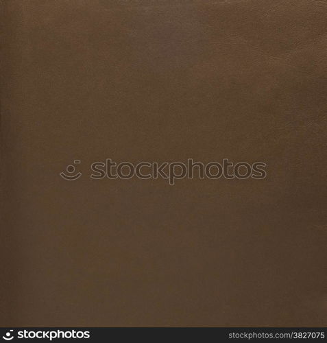 Closeup of detailed brown leather texture background.