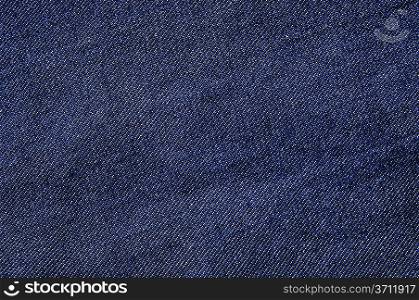 Closeup of jeans material