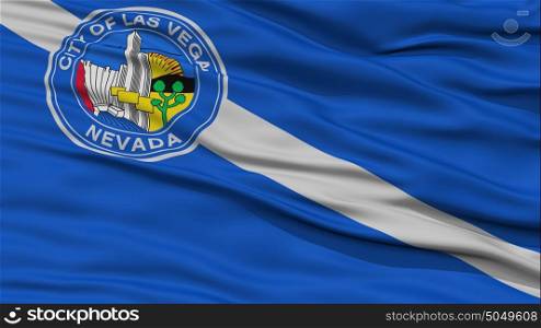 Closeup of Las Vegas City Flag. Closeup of Las Vegas City Flag, Waving in the Wind, Nevada State, United States of America