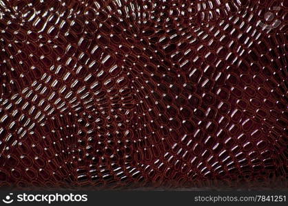 Closeup of luxury seamless brown leather texture