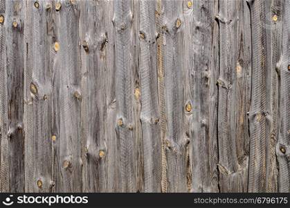 Closeup of natural unpainted rough wooden boards background