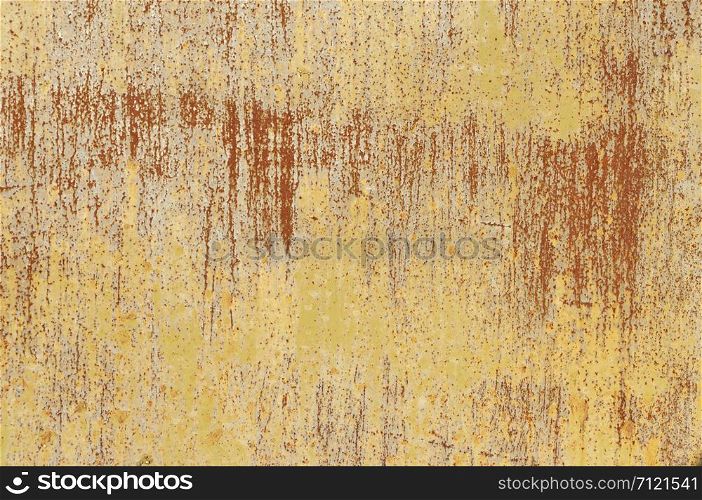 Closeup of old shabby rusty iron background
