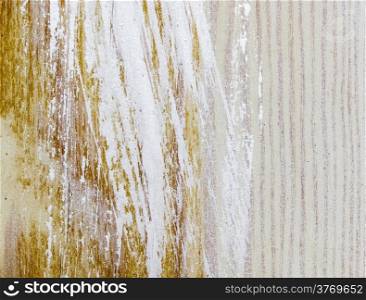 Closeup of paint wood. Brown wooden plank as background texture backdrop. Macro