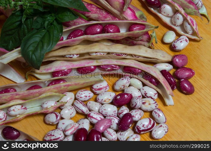 closeup of peeled beans
