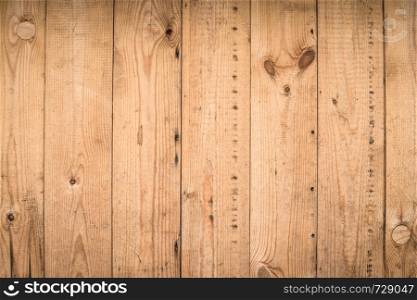 Closeup of pine wood plank background